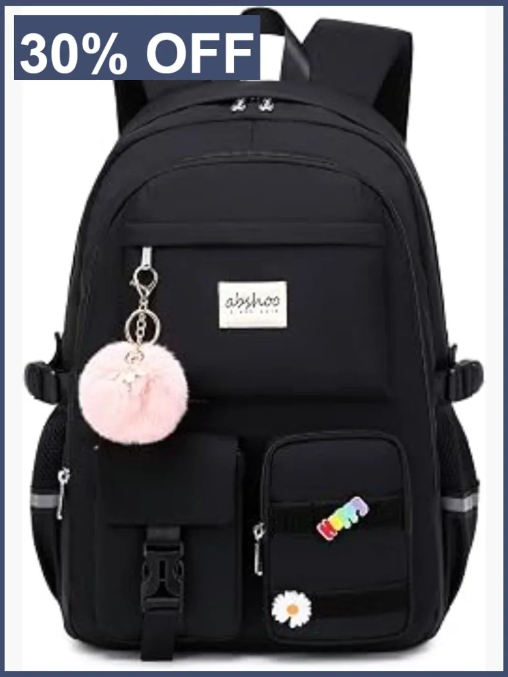 Large 15.6 Inch Laptop Backpack for College Girl Students Bookbag School Daypack